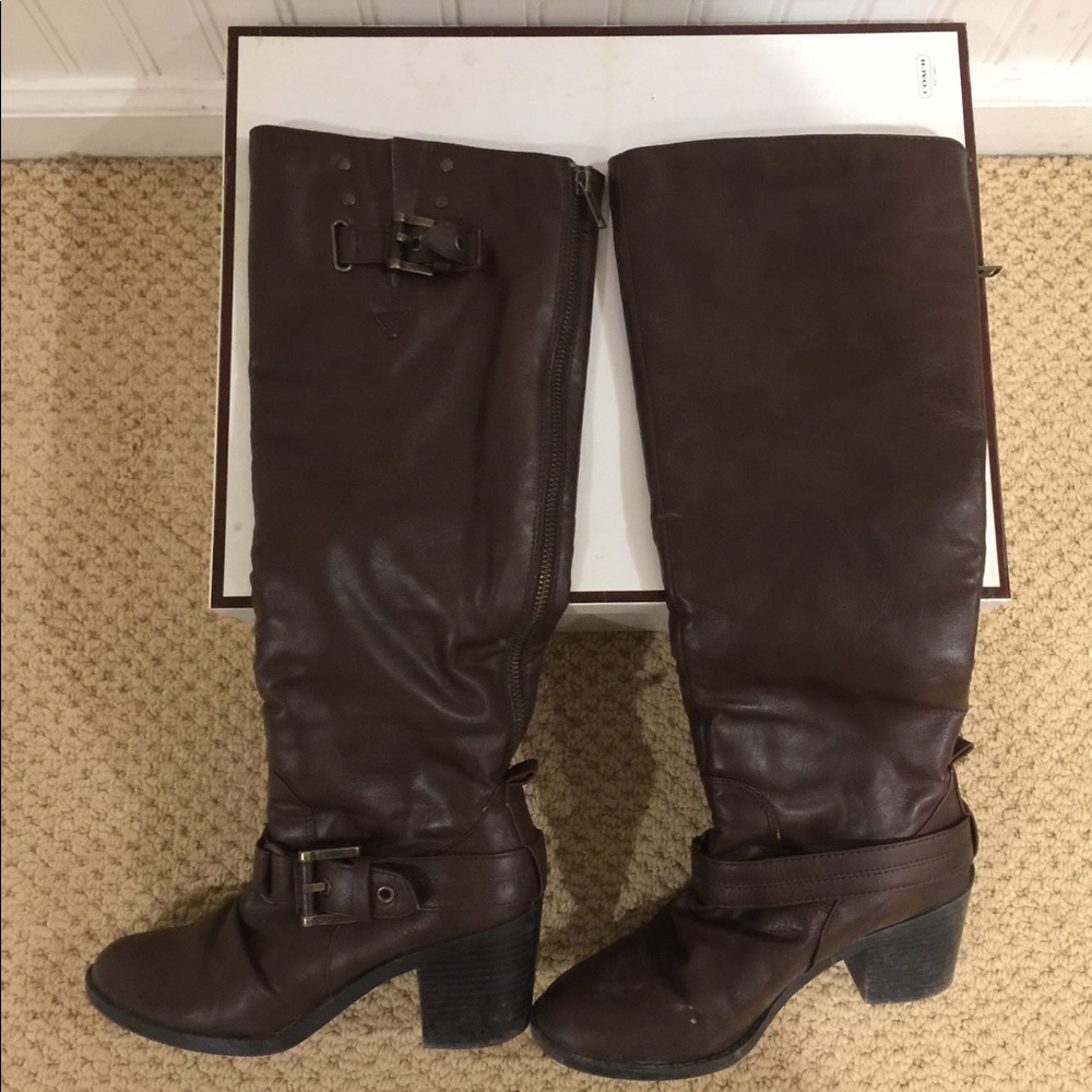 Macy's knee boots size 5.5.